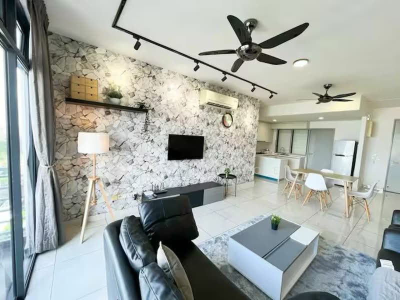 Residences @ 1 Tebrau untuk Untuk Disewa - RM 2,800 /bulan, Mac 2026 - Living Room - PropertyGuru.com.my