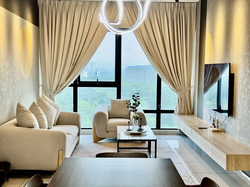 Service Residence for Sale at Southkey Mosaic - Wilson Soe - Living Room - PropertyGuru.com.my