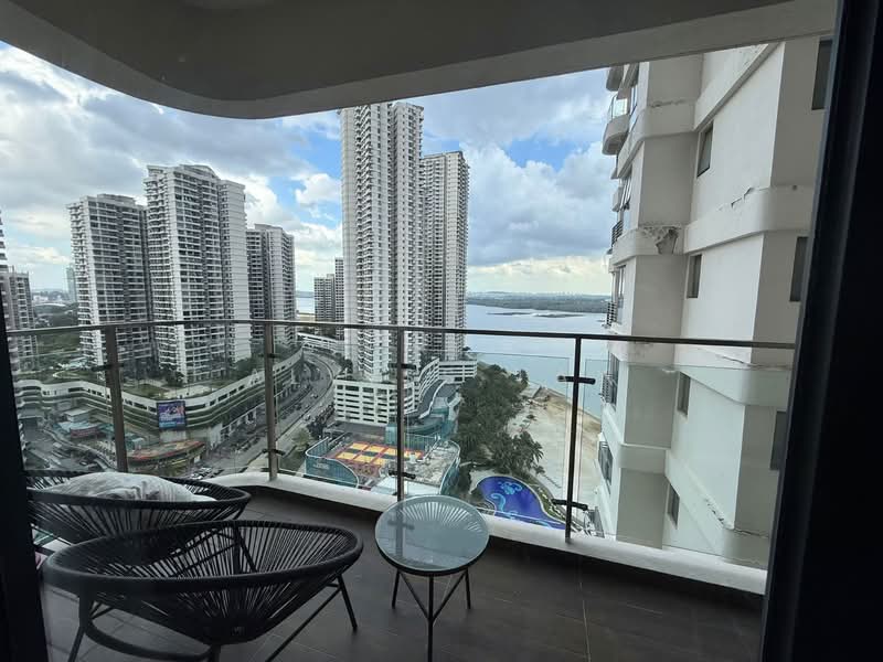 Condominium for Rent at Royal Strand @ Country Garden Danga Bay - Alviss Tay - Balcony - PropertyGuru.com.my