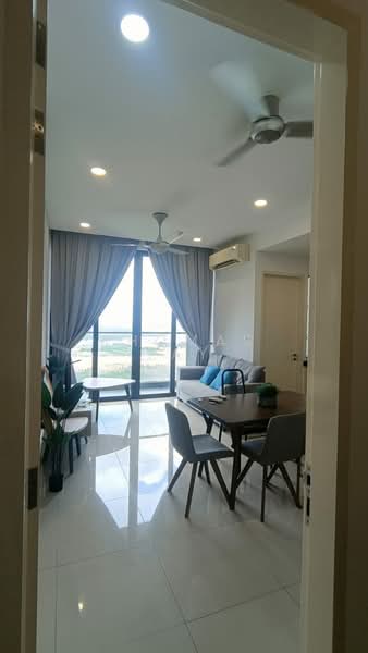 Service Residence for Rent at D'Pristine - Thomas Tay - Living Room - PropertyGuru.com.my