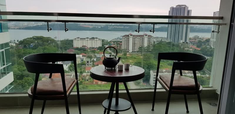Paragon Suites @ CIQ untuk Untuk Disewa - RM 3,400 /bulan, Mac 2026 - Balcony - PropertyGuru.com.my