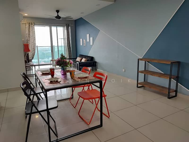 Service Residence for Rent at Maxim Residences - Devin Goik - Living Room - PropertyGuru.com.my