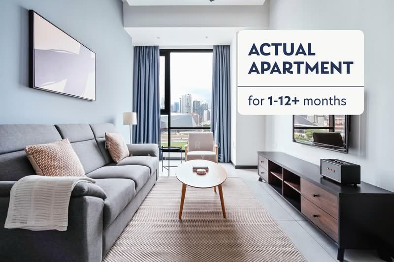 Condominium for Rent at Opus KL - Blueground Malaysia - Living Room - PropertyGuru.com.my