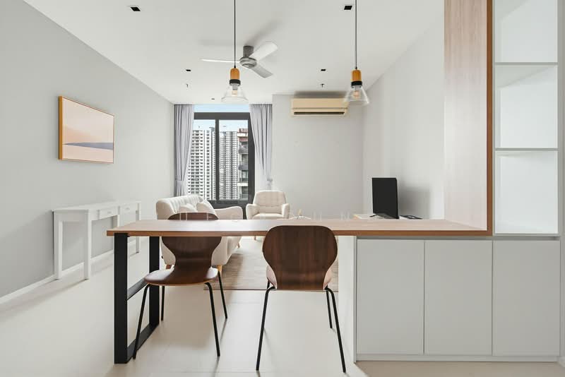 Condominium for Rent at Arcoris SOHO - Blueground . - Living Room - PropertyGuru.com.my