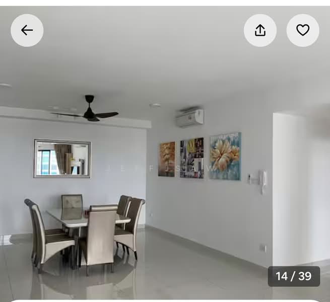 Condominium for Rent at Teega Residences - Jeff Saw - Dining Room - PropertyGuru.com.my