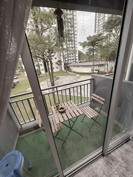 Apartment for Rent at Permas Ville Apartment - Tommy Tai - Balcony - PropertyGuru.com.my