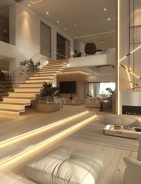 Bungalow for Sale in Setia Eco Park (Setia Alam) - Steven Tey - Living Room - PropertyGuru.com.my