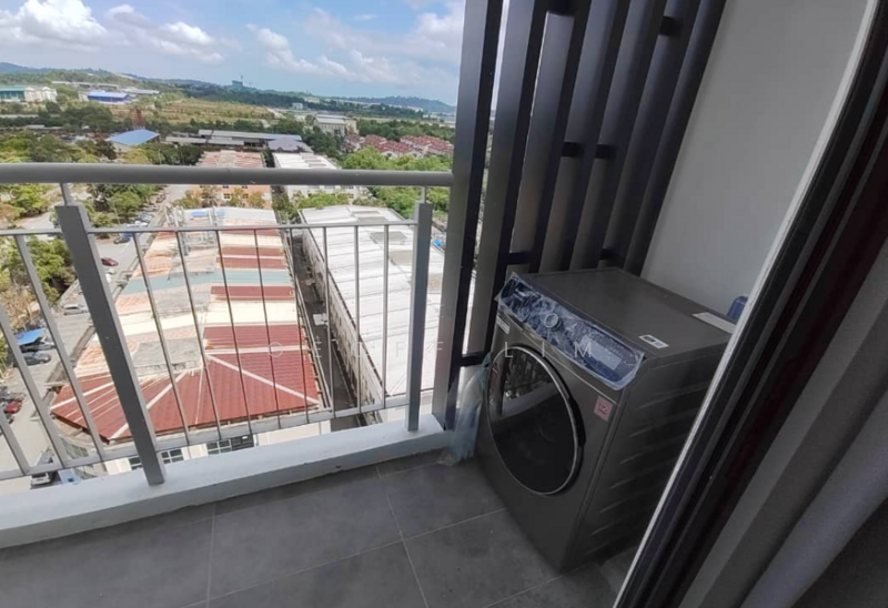 Service Residence for Rent at DK Impian - Geoff Lim - Balcony - PropertyGuru.com.my