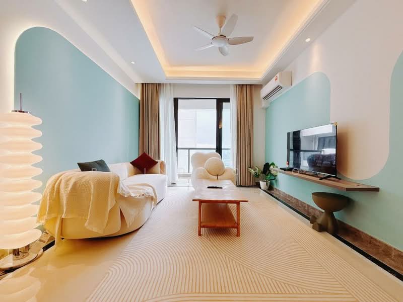 Kediaman Servis untuk Dijual di R&F Princess Cove Phase 1 - Belinda Choo - Living Room - PropertyGuru.com.my