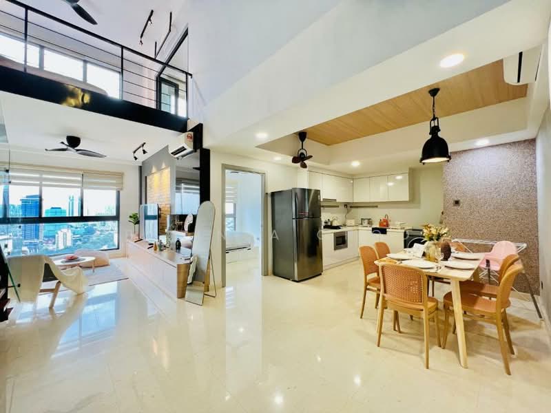 Service Residence for Sale at V@SUMMERPLACE - Belinda Choo - Living Room - PropertyGuru.com.my