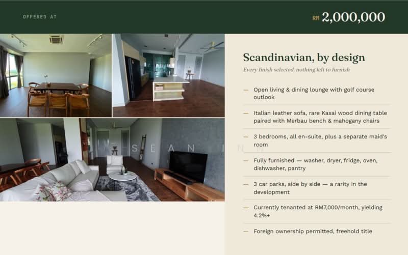 Kondominium untuk Dijual di The View @ Serai Saujana - Sean Inn - Living Room - PropertyGuru.com.my