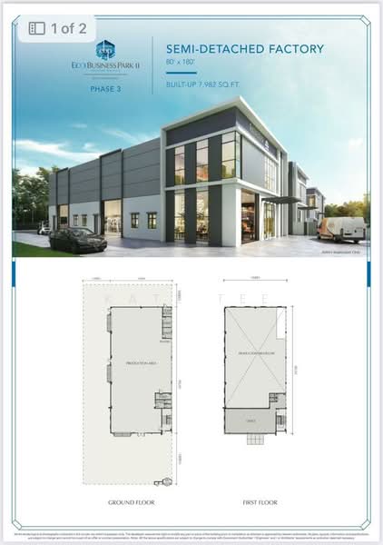 Cluster Factory for Rent in Eco Business Park 2 Senai (Senai) - Kate Tee - Exterior - PropertyGuru.com.my