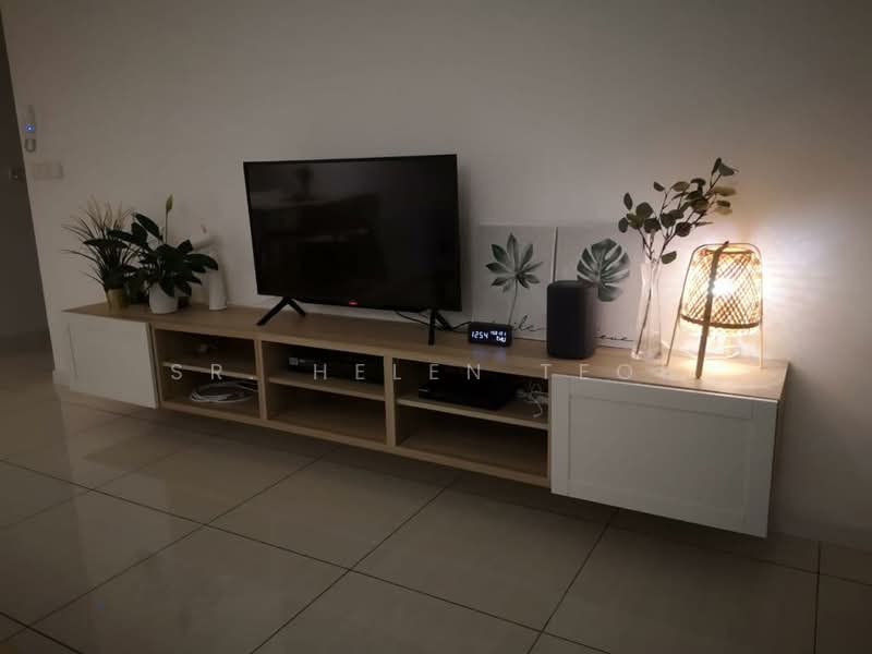 Queens Residences Q1 @ Queens Waterfront untuk Untuk Disewa - RM 3,500 /bulan, Mac 2026 - Living Room - PropertyGuru.com.my