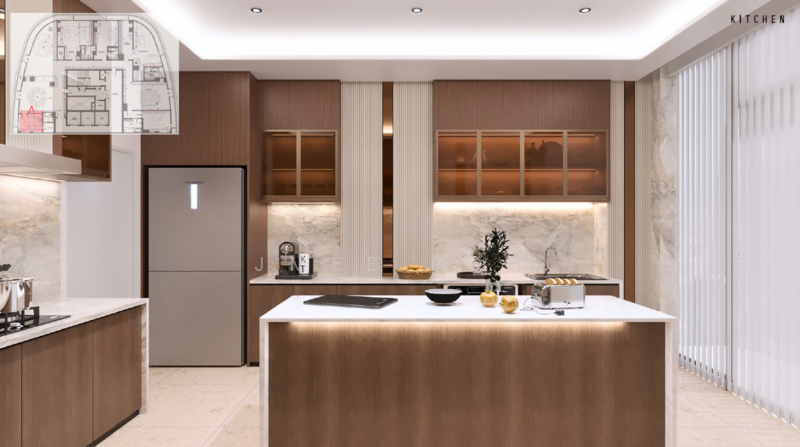 Service Residence for Sale at K Residence @ KLCC - Jmee Poh - Kitchen - PropertyGuru.com.my