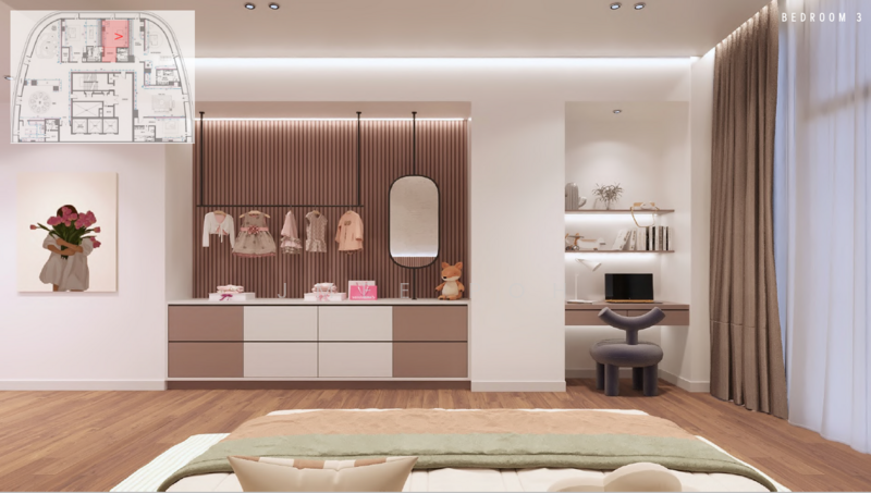 Service Residence for Sale at K Residence @ KLCC - Jmee Poh - Bedroom - PropertyGuru.com.my