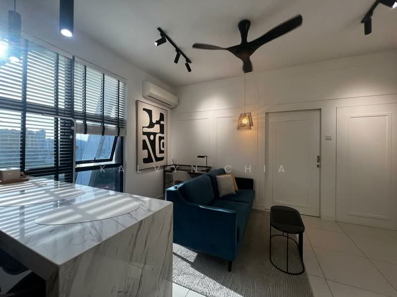 Servis Apartment untuk Disewa di Arte Mont Kiara - Kalvyn Chia - Living Room - PropertyGuru.com.my