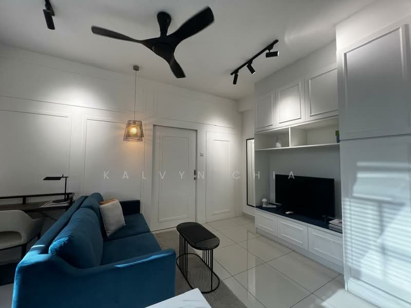 Servis Apartment untuk Disewa di Arte Mont Kiara - Kalvyn Chia - Living Room - PropertyGuru.com.my