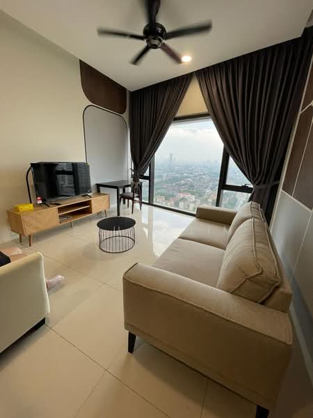 Service Residence for Rent at Sapphire Paradigm - Soung Lim - Living Room - PropertyGuru.com.my