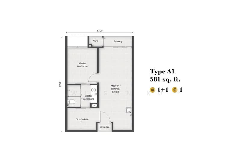 Sky Trees untuk Untuk Disewa - RM 2,400 /bulan, Mac 2026 - Master Bedroom - PropertyGuru.com.my