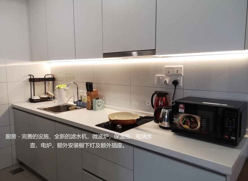 Service Residence for Rent at Aera Residence - Chloe Wong - Kitchen - PropertyGuru.com.my