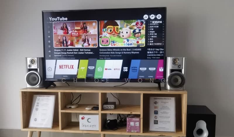 Service Residence for Rent at Aera Residence - Chloe Wong - Living Room - PropertyGuru.com.my