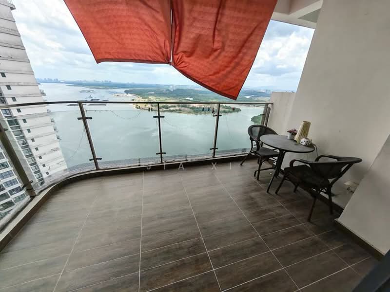 Royal Strand @ Country Garden Danga Bay untuk Untuk Disewa - RM 3,000 /bulan, Mac 2026 - Balcony - PropertyGuru.com.my