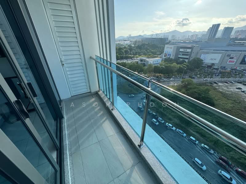 Queens Residences Q1 @ Queens Waterfront untuk Untuk Disewa - RM 3,500 /bulan, Mac 2026 - Balcony - PropertyGuru.com.my