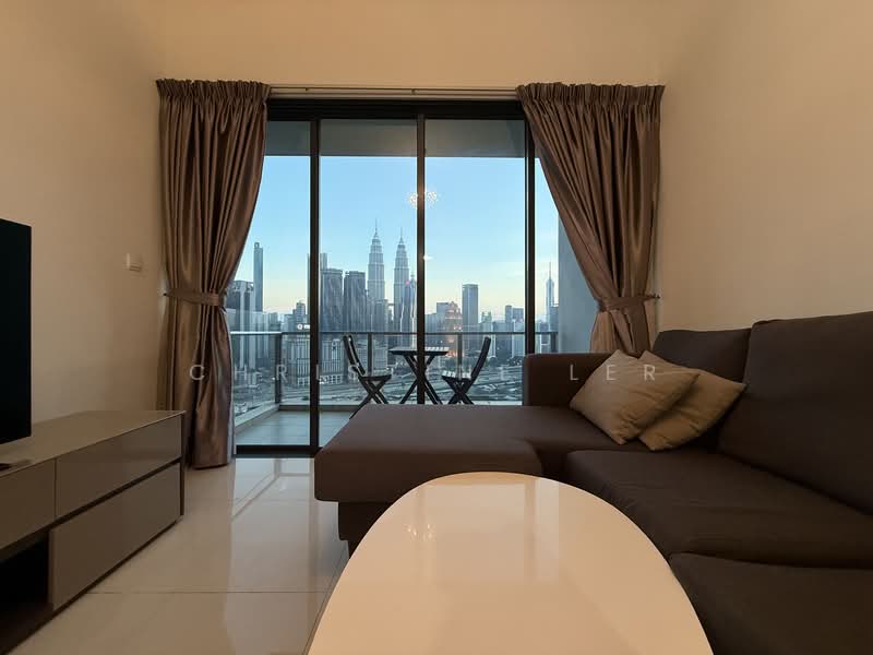 Servis Apartment untuk Dijual di Setia SKY Residences - Christine Ler - Living Room - PropertyGuru.com.my