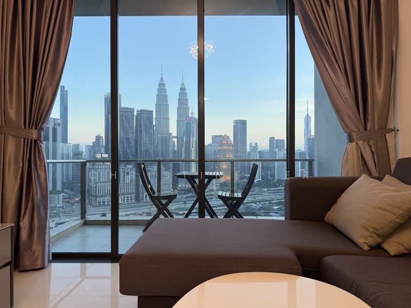 Servis Apartment untuk Dijual di Setia SKY Residences - Christine Ler - Living Room - PropertyGuru.com.my