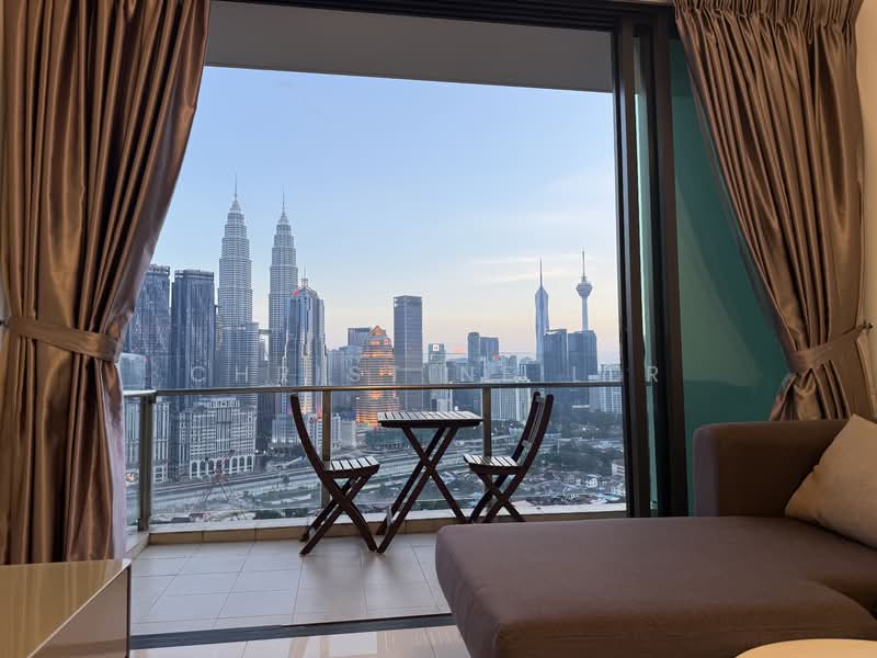 Servis Apartment untuk Dijual di Setia SKY Residences - Christine Ler - Balcony - PropertyGuru.com.my