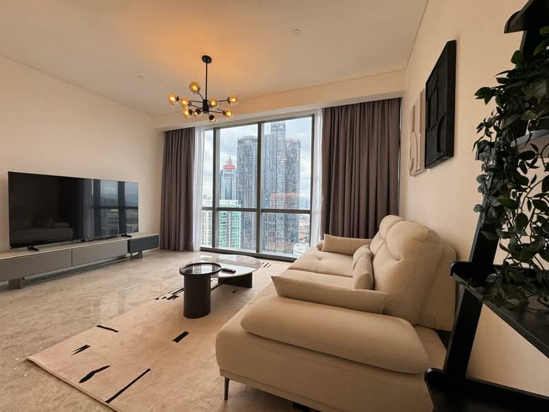 SO Sofitel Kuala Lumpur Residences untuk Untuk Disewa - RM 7,900 /bulan, Mac 2026 - Living Room - PropertyGuru.com.my