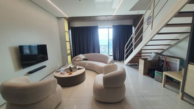 Servis Apartment untuk Disewa di Sunrise Gurney - Lucas Lim - Living Room - PropertyGuru.com.my