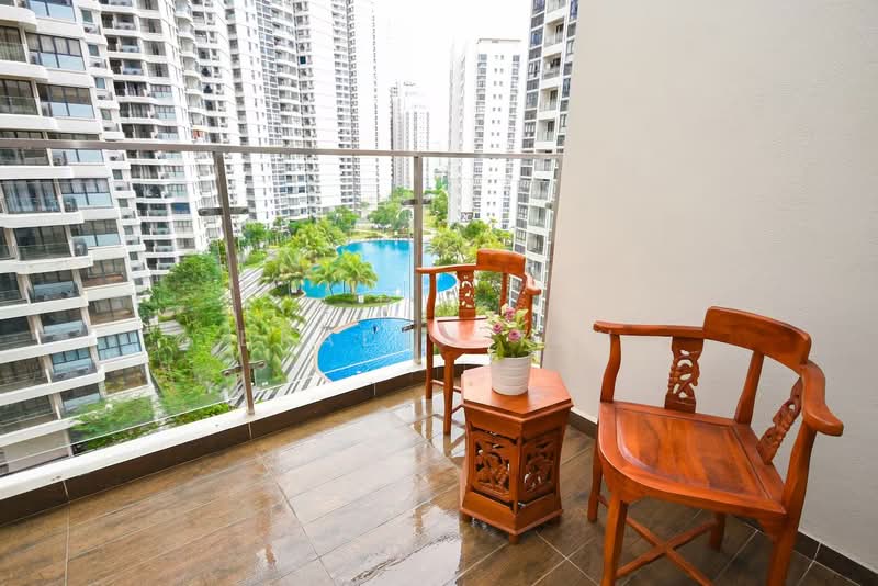 Bay Point @ Country Garden Danga Bay untuk Untuk Disewa - RM 2,300 /bulan, Mac 2026 - Balcony - PropertyGuru.com.my
