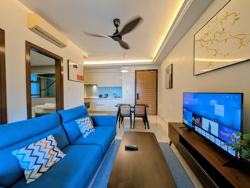 Service Residence for Rent at Teega Suites - Wilson Tee - Living Room - PropertyGuru.com.my