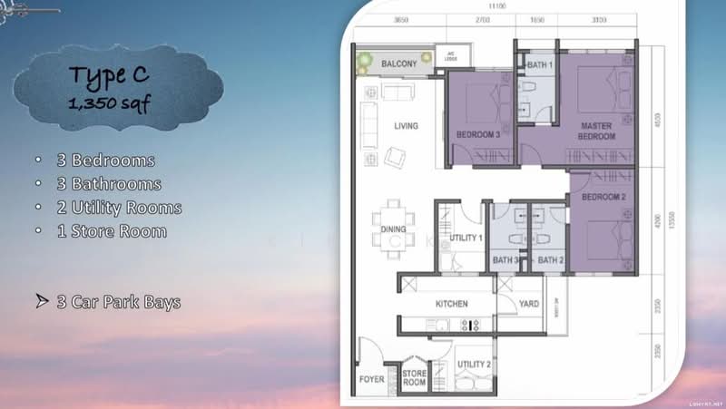 Legend Heights untuk Untuk Dijual - RM 630,000, Mac 2026 - Balcony - PropertyGuru.com.my