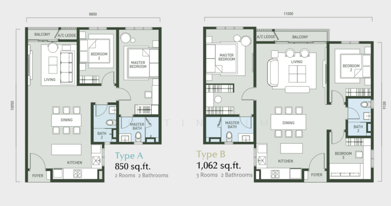 Untuk Dijual Aras Residences
