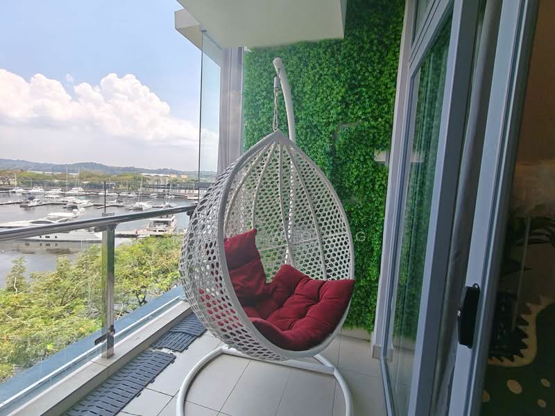Service Residence for Rent at Somerset Puteri Harbour - Ray Wong - Balcony - PropertyGuru.com.my