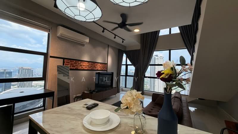 Service Residence for Rent at Arte Mont Kiara - Kathy Yap - Living Room - PropertyGuru.com.my