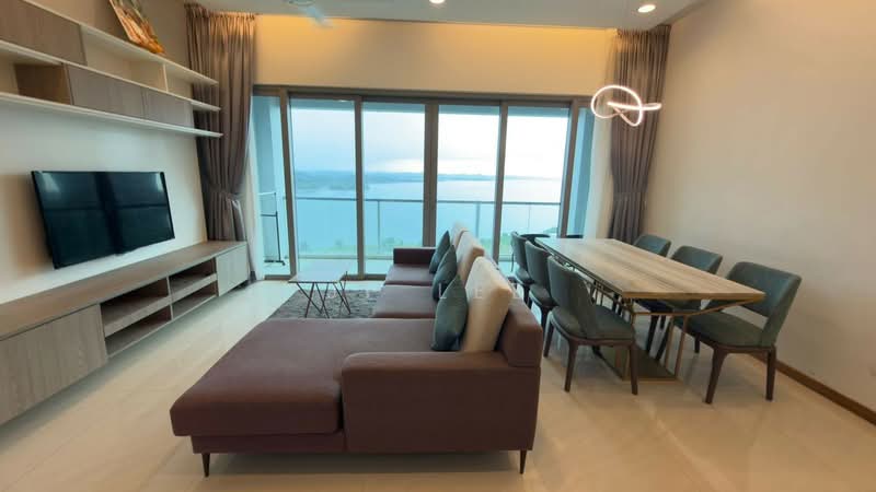 Service Residence for Rent at Southern Marina Residences - JP Lee - Living Room - PropertyGuru.com.my