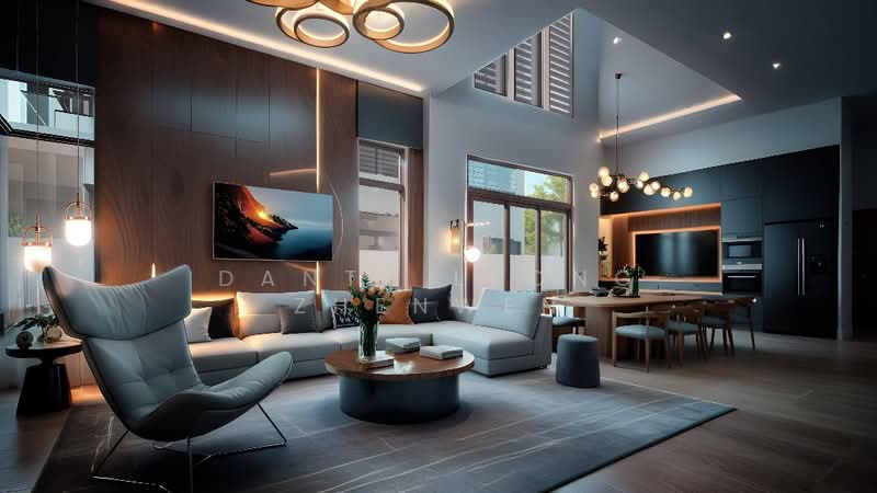 Semi-Detached House for Sale in Taman Rakan (Kajang) - Dante Leong Zhenwen - Living Room - PropertyGuru.com.my