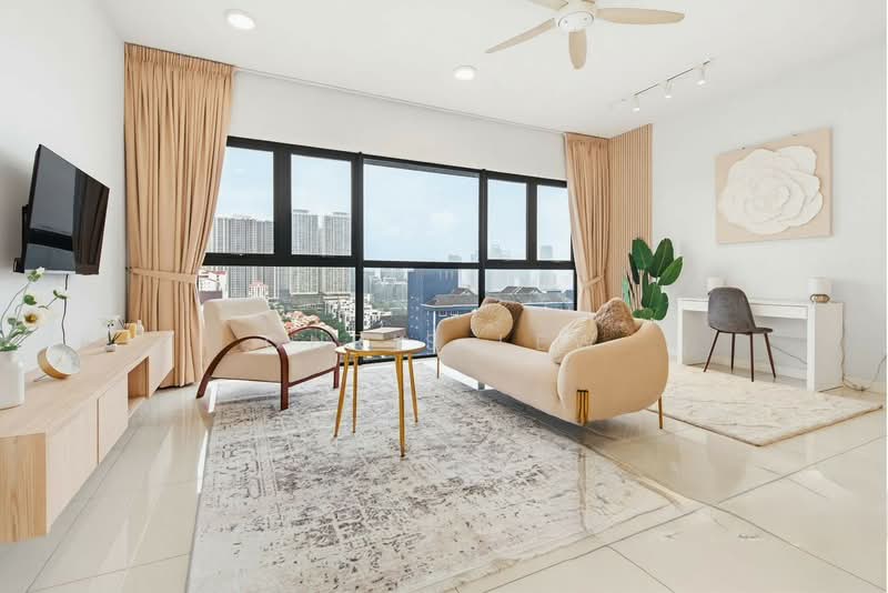 Condominium for Rent at Secoya Residence - CHRIS LEW - Living Room - PropertyGuru.com.my