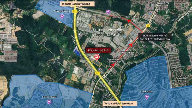 Semi-D Factory for Sale in Kawasan Industri Sungai Purun (Semenyih) - Henry Butcher - PropertyGuru.com.my