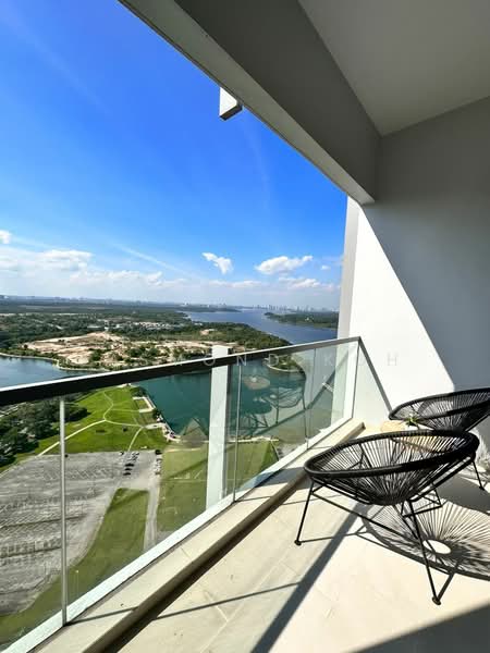 Service Residence for Sale at Southern Marina Residences - Jasmond Koh - Balcony - PropertyGuru.com.my