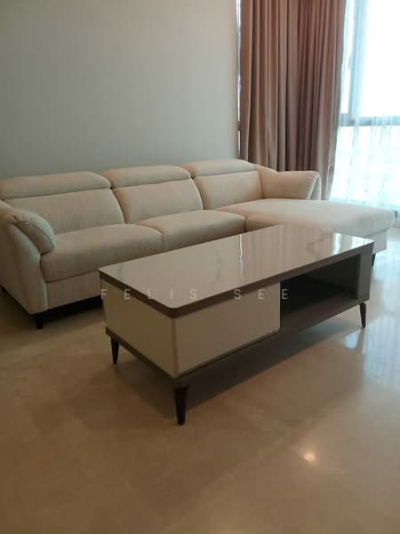 Servis Apartment untuk Disewa di Vogue Suites One - Felis See - Living Room - PropertyGuru.com.my