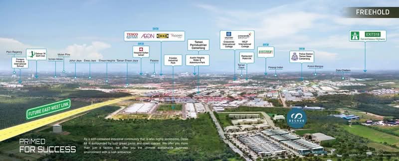 Taman Desa Cemerlang untuk Untuk Disewa - RM 5,500 /bulan, Mac 2026 - Exterior - PropertyGuru.com.my