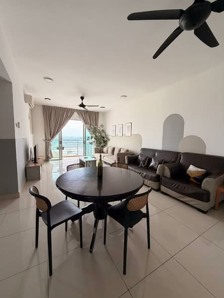 Service Residence for Rent at Greenz (Residensi Flora) @ One South - Janet Au - Living Room - PropertyGuru.com.my