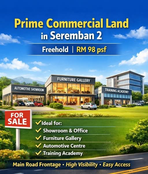 Commercial Land Seremban 2 - 1