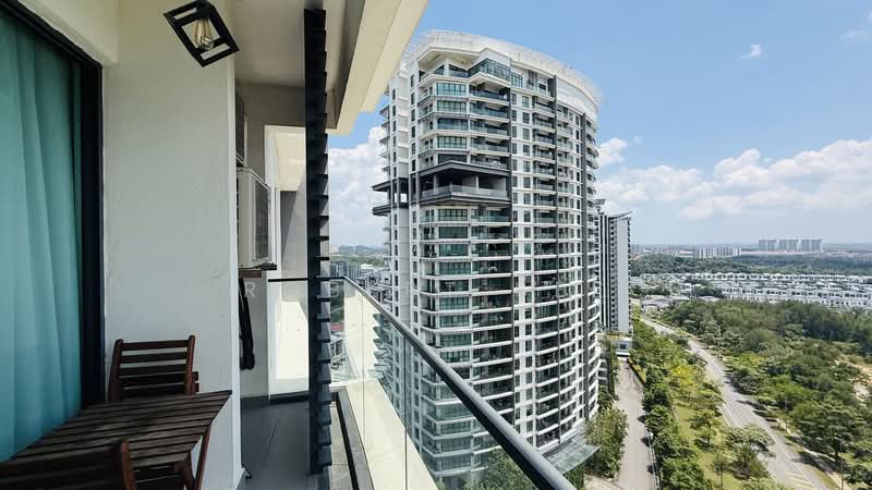 Condominium for Rent at Cristal Serin Residence - Robert See - Balcony - PropertyGuru.com.my