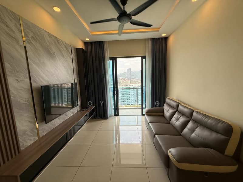 Condominium for Rent at Queens Residences Q2 @ Queens Waterfront - Hoy Meng - Living Room - PropertyGuru.com.my