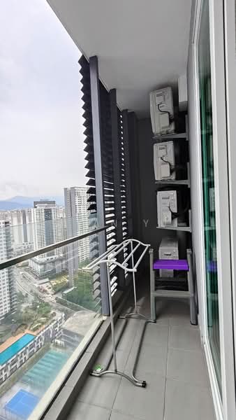 Service Residence for Rent at Sentul Point - Kean Yu - Balcony - PropertyGuru.com.my